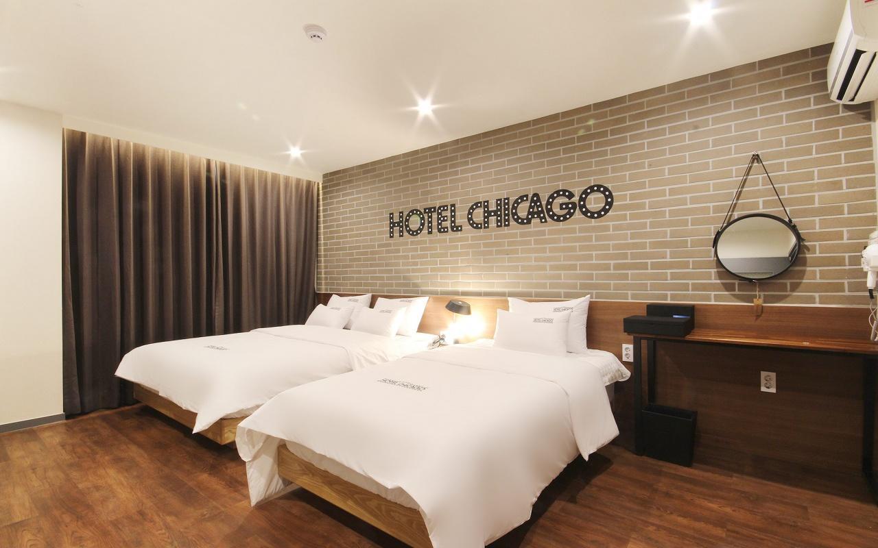 Hotel Chicago Jinju Exterior foto